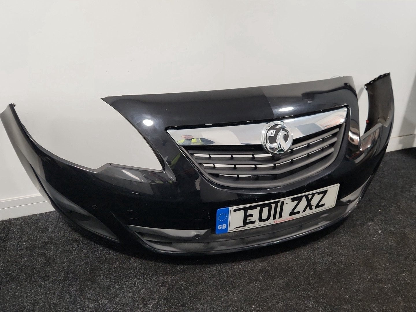 Vauxhall Meriva MK2 (B) (4470) MPV Complete Front Bumper in Black Sapphire GBG