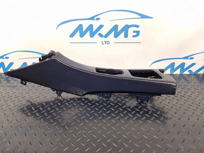11-18 BMW 6 SERIES F06 GENUINE CENTRE CONSOLE LEATHER TRIM IN BLACK 9197340