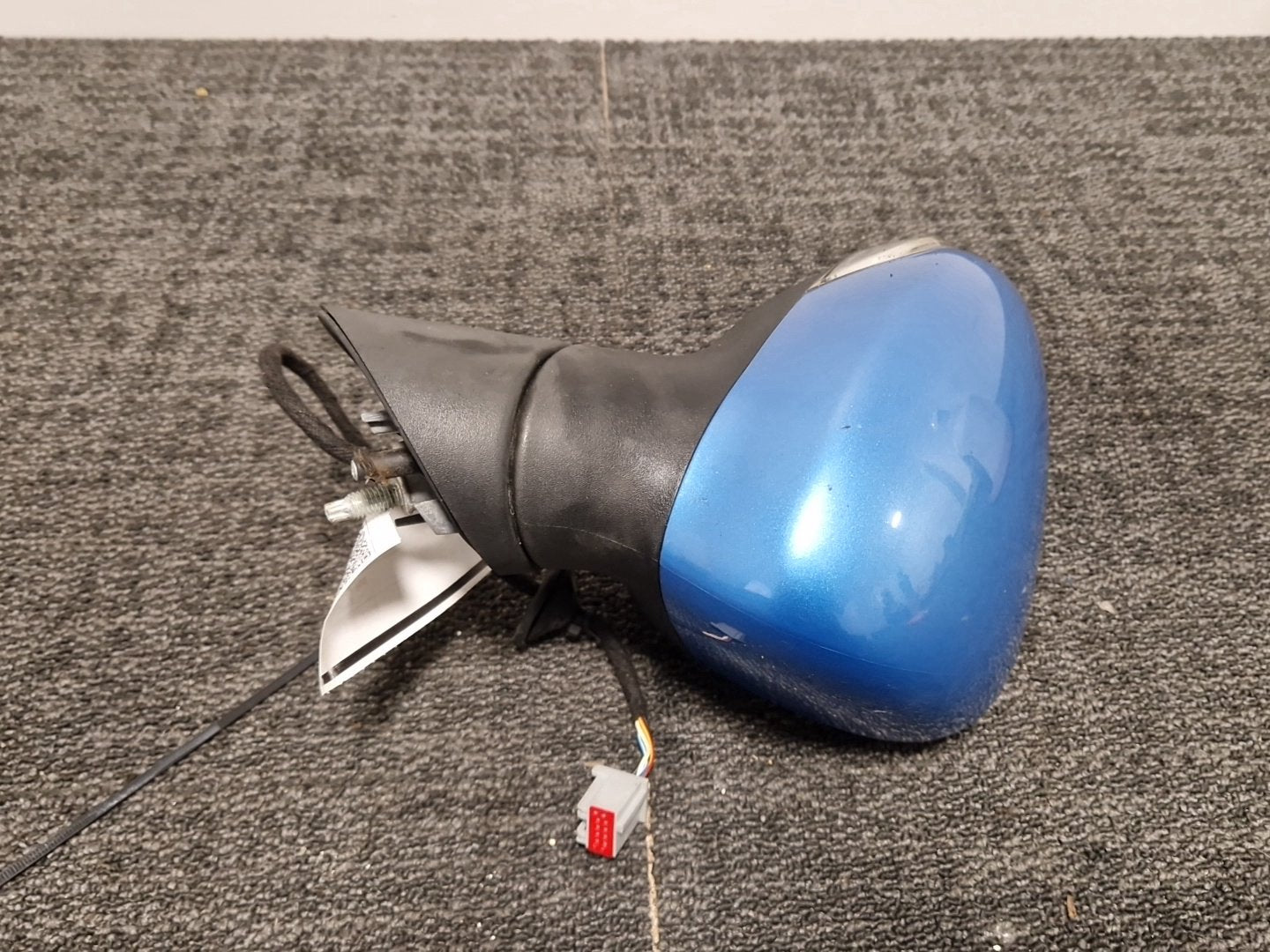 Ford Fiesta MK7 (B299) Hatchback Front Right Door Wing Mirror in Blue Vision