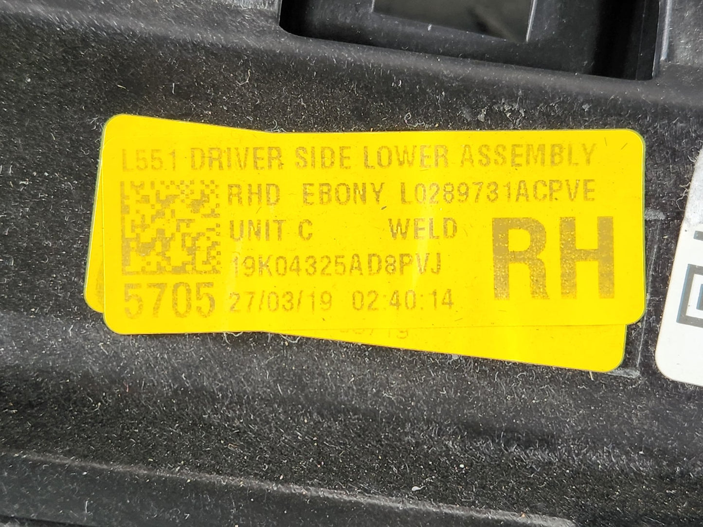 Land Rover Range Rover Evoque Genuine Dash Column Knee Trim K8D2-04325-AD