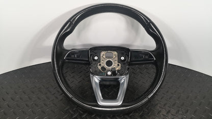 16-19 AUDI A4 B9 S-LINE MULTIFUNCTION BLACK LEATHER STEERING WHEEL 8W0419091