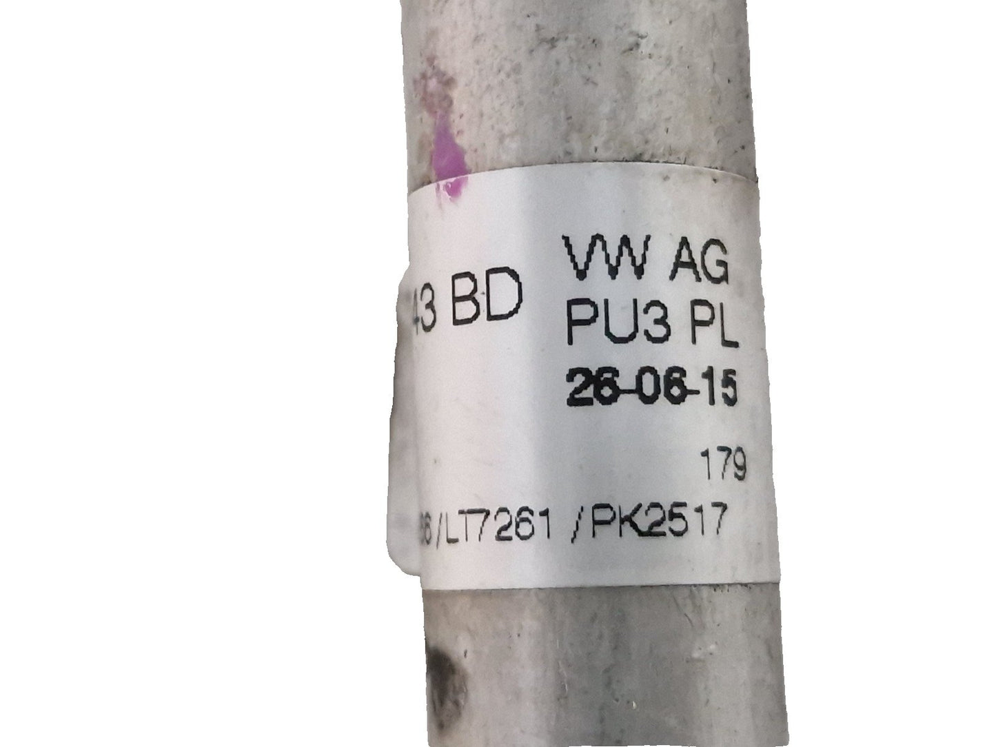 16-20 AUDI Q7 4M GENUINE OEM AC AIR CONDITIONING SUCTION HOSE TUBE 4M0816743