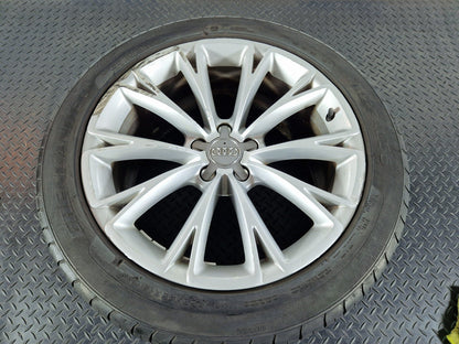 10-17 AUDI A8 4H GENUINE 19" ALLOY WHEEL 9J ET33 & TYRE 255 45 R19 4H0601025G