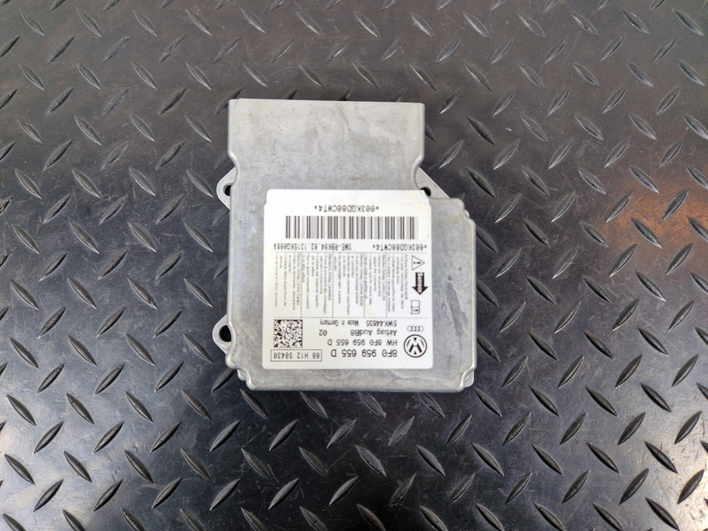 12-17 AUDI S5 CONVERTIBLE GENUINE AIR BAG CONTROL MODULE ECU 8F0959655D
