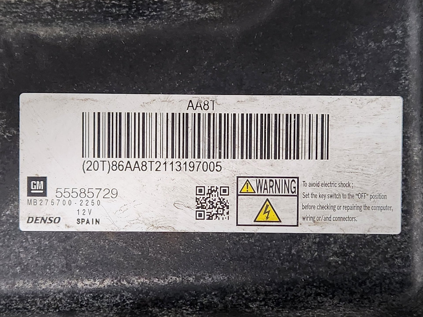 Vauxhall Meriva MK2 (B) (4470) MPV Genuine Engine Control Unit ECU 55585729