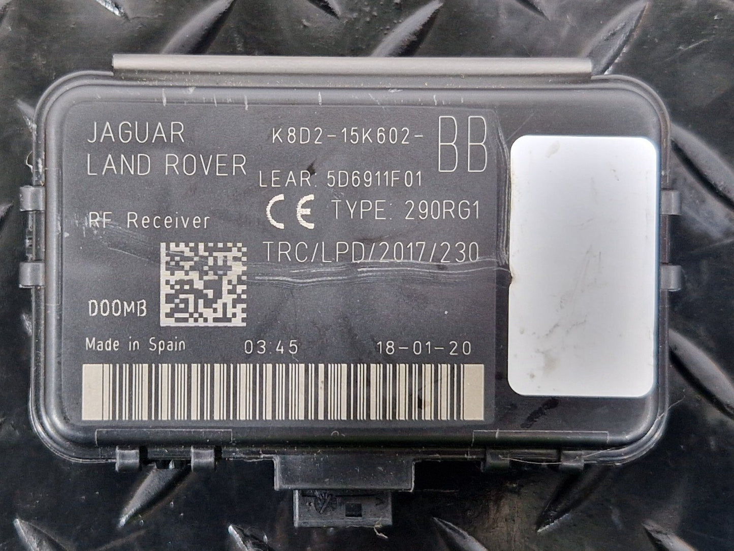 2019-ON  LAND ROVER DISCOVERY L550 RADIO RECEIVER CONTROL MODULE K8D2-15K602-BB