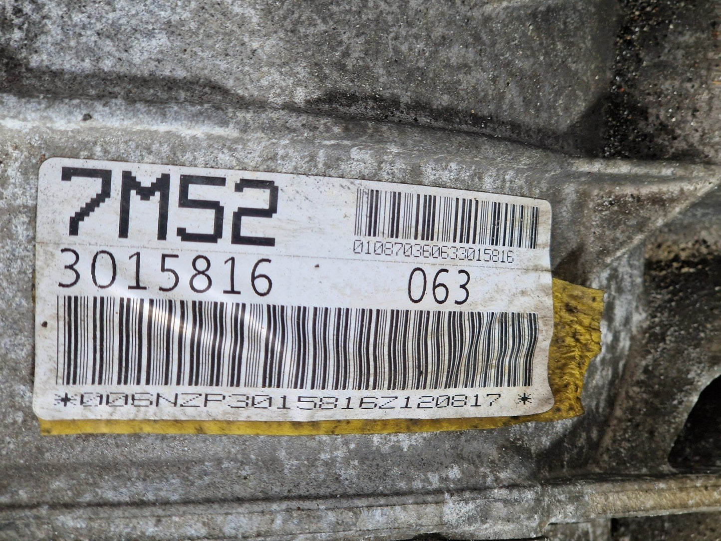 10-18 AUDI A7 4G QUATTRO 8-SPEED NZP AUTOMATIC GEARBOX ZFS 1087435079
