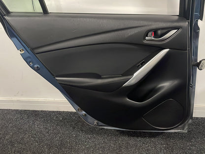 Mazda 6 MK3 (GJ) Saloon Genuine Rear Left N/S Passenger Complete Door in Blue