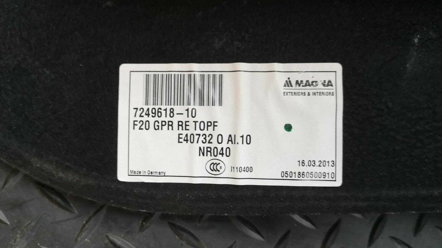 BMW 1 SERIES F20 REAR RIGHT SIDE BOOT SIDE PANEL COVER 7249618