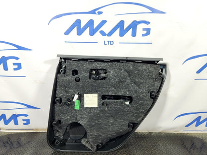 16-20 AUDI Q7 4M REAR LEFT INTERIOR DOOR CARD PANEL ALCANTARA TRIM 4M0867305