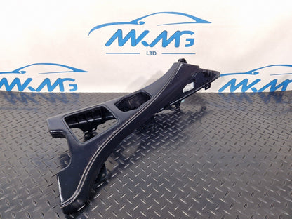 11-18 BMW 6 SERIES F06 GENUINE CENTRE CONSOLE LEATHER TRIM IN BLACK 9197340