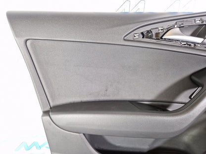 12-18 AUDI A6 C7 PASSENGER SIDE FRONT LEFT DOOR CARD PANEL 4G1867105 4G0837019
