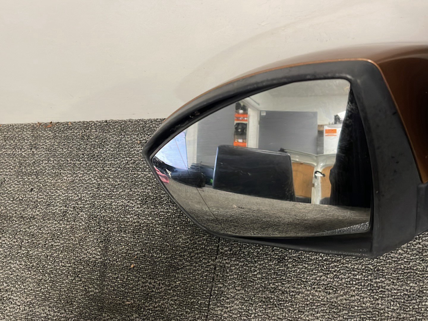 Ford C-Max MK2 (C344) MPV Front Left Door Wing Mirror in Brown Burnished Glow