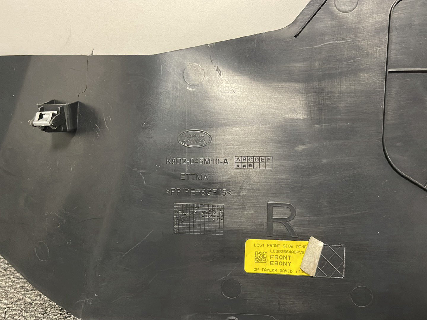 Land Rover Range Rover Evoque L551 Right Centre Console Side Trim K8D2-045M10-A