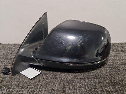 Audi Q7 4L Genuine Front Left N/S Passenger Door Wing Mirror in Black