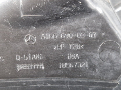 11-19 MERCEDES BENZ ML W166 LEFT A-PILLAR MOLDING COVER A1666900307