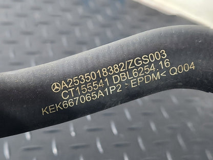 16-22 MERCEDES BENZ X253 WATER COOLANT PIPE HOSE A2535018382