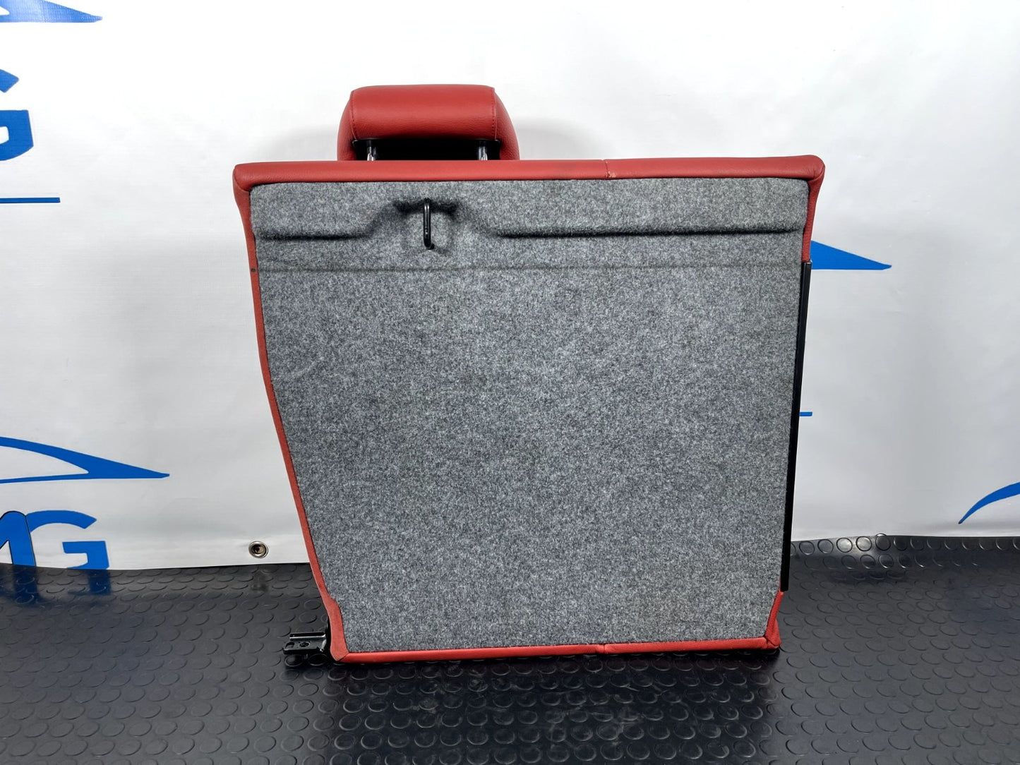 BMW 3-SERIES E92 LCI M-SPORT REAR LEFT LEATHER SEAT BACKREST IN RED & HEADREST