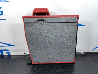 BMW 3-SERIES E92 LCI M-SPORT REAR LEFT LEATHER SEAT BACKREST IN RED & HEADREST