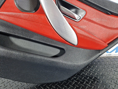 12-18 BMW 4 SERIES F36 LCI M-SPORT REAR RIGHT O/S/R DOOR PANEL RED LEATHER