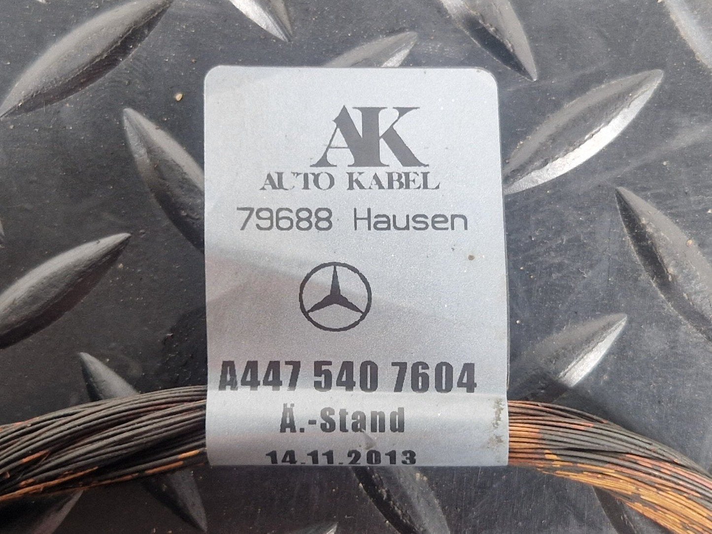 14-23 MERCEDES BENZ VITO W447 OEM BATTERY CABLE A4475407604