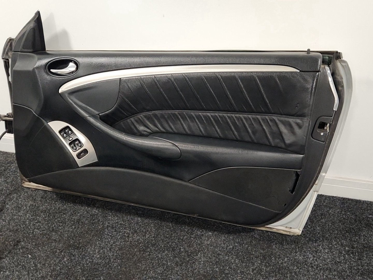 Mercedes CLK-Class C209 Convertible Front Right Complete Door in Iridium Silver