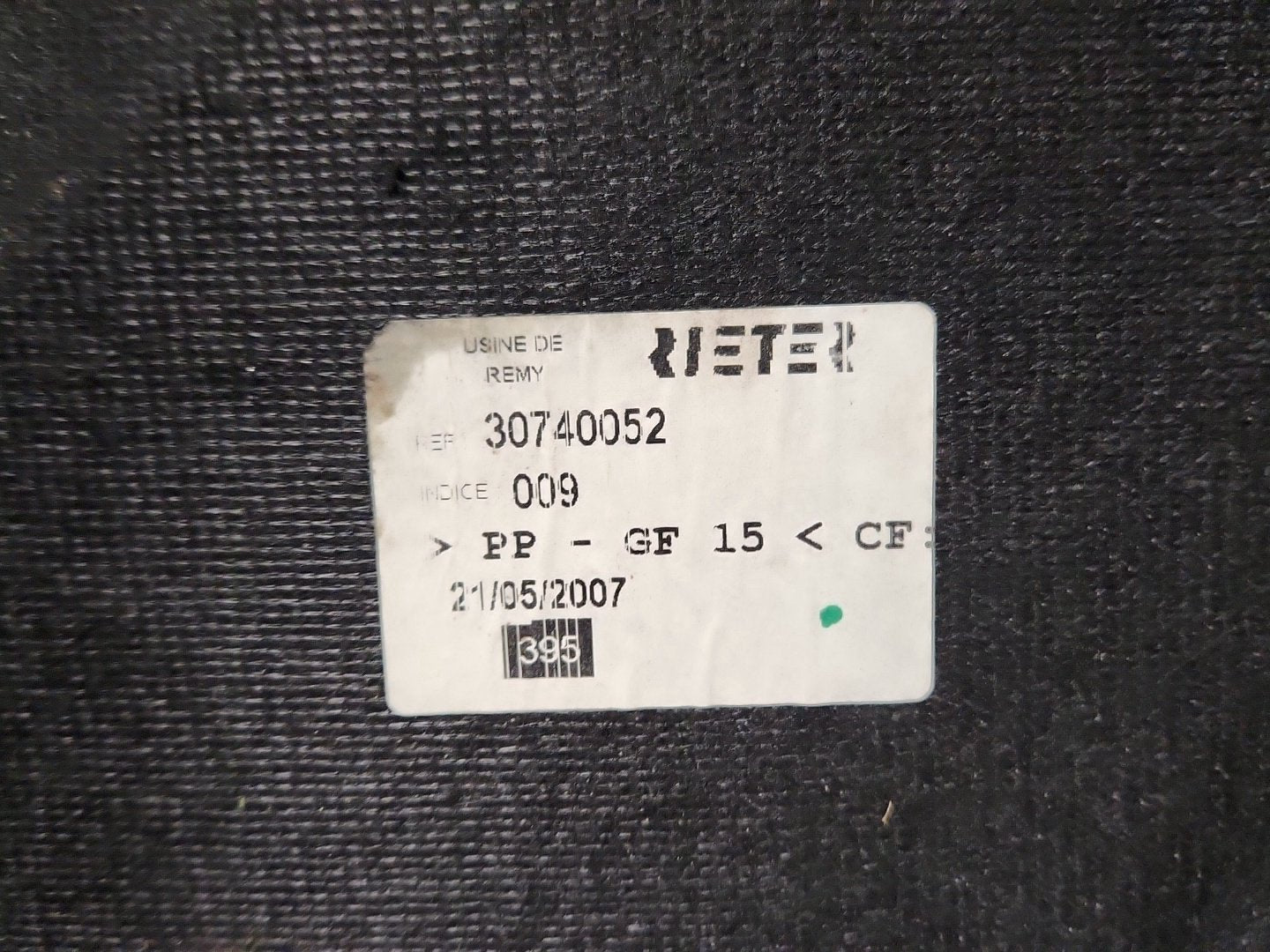 Volvo S40 MK2 (MS) Saloon Genuine Rear Floor Boot Liner