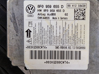 12-17 AUDI S5 CONVERTIBLE GENUINE AIR BAG CONTROL MODULE ECU 8F0959655D
