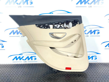 14-21 MERCEDES BENZ C350e W205 GENUINE REAR LEFT PASSENGER DOOR TRIM A2055409167