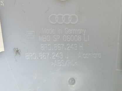 12-17 AUDI Q5 8R GENUINE OEM FRONT LEFT N/S B-PILLAR TRIM COVER 8R0867243