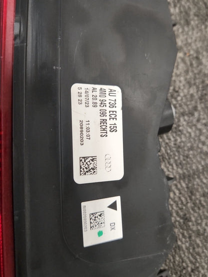 Audi Q7 4M Right O/S Rear Bumper Light Reflector Lamp Lens 4M0945096