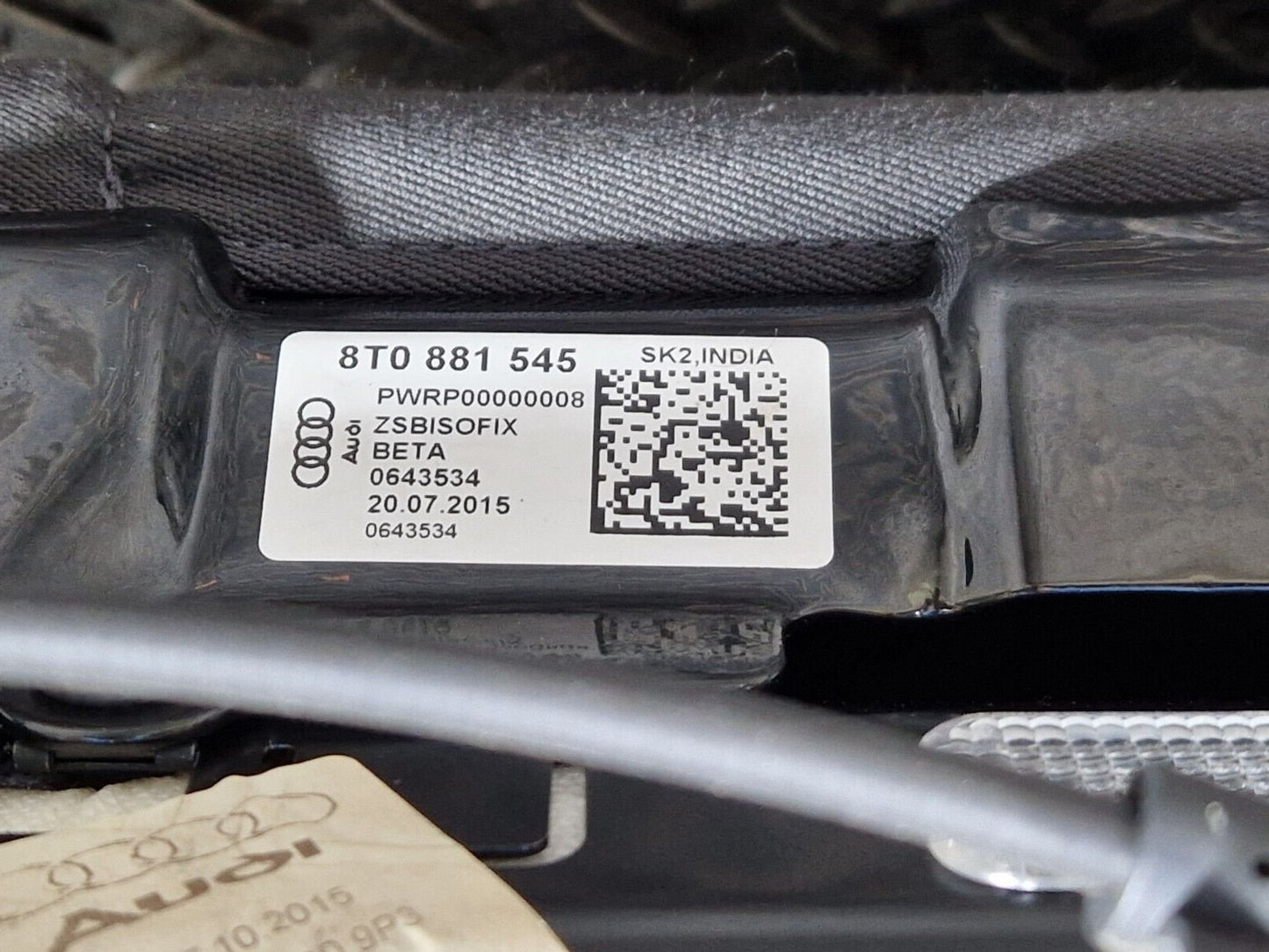 12-18 AUDI A6 C7 GENUINE SLINE SEAT FRONT LEFT 8T0881545 8K0881105S 8K0882601B