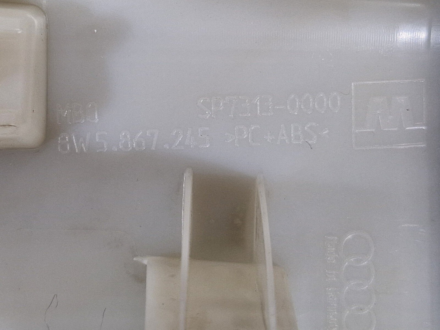 16-19 AUDI A4 B9 GENUINE REAR LEFT SIDE C-PILLAR TRIM 8W5867245