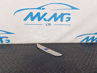 10-13 BMW E70 LCI X5 GENUINE OEM REAR DOOR KICK PLATES SILL COVER TRIM 7205265