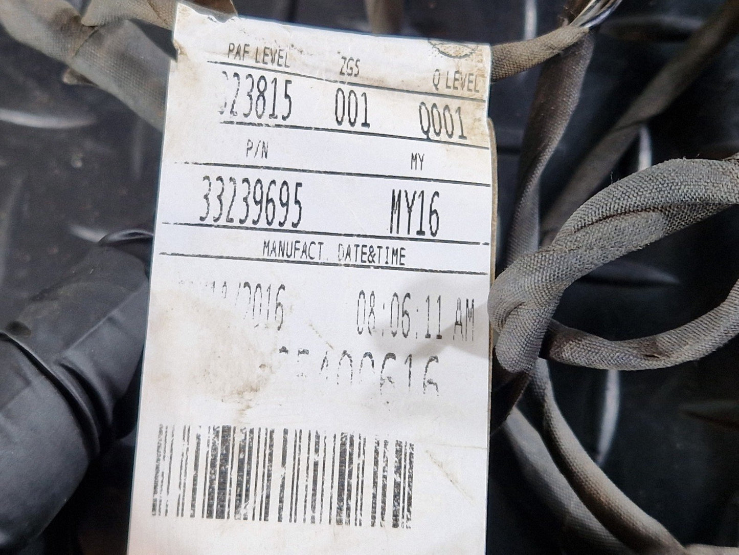 16-19 MERCEDES BENZ GLE W166 GENUINE WIRING LOOM HARNESS A0535451528