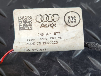 16-20 AUDI Q7 4M FRONT RIGHT N/S CABLE ADAPTER CRASH SENSOR FOR AIRBAG 4M0971677