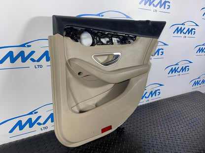 14-21 MERCEDES BENZ C350e W205 GENUINE SALOON REAR DRIVER SIDE DOOR CARD PANEL