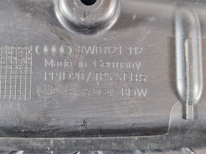 16-19 AUDI A4 B9 OEM FRONT RIGHT WING FENDER FILLER INSULATOR 8W0821112