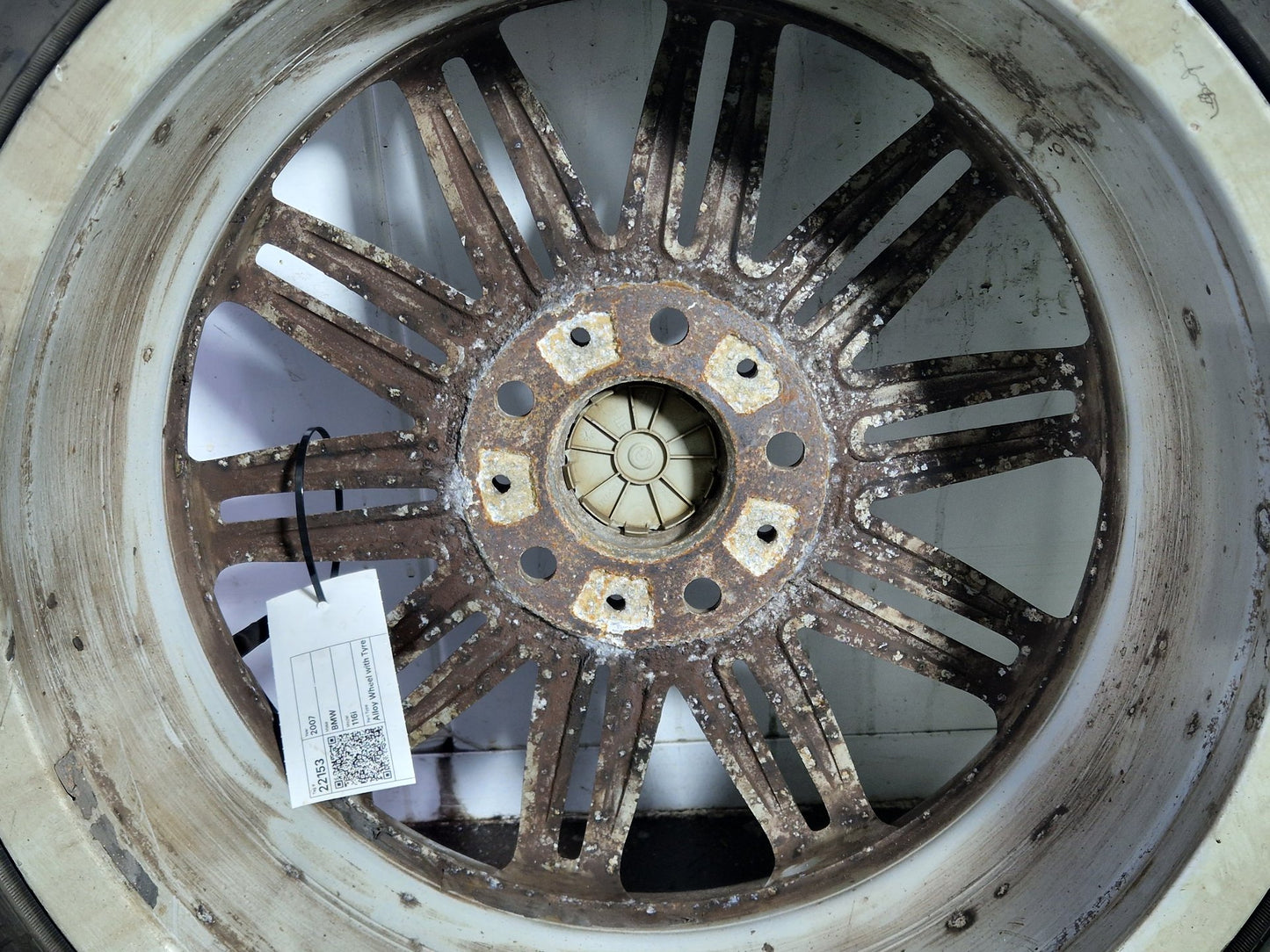 BMW 116i E87 17" Alloy Wheel with Tyre ~5mm 225/45/17