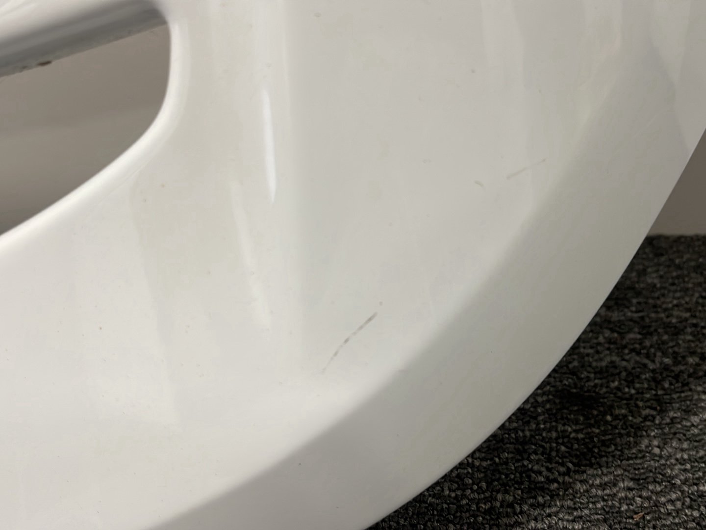 Ford Fiesta MK7 Hatchback Genuine Rear Boot Spoiler in Frozen White