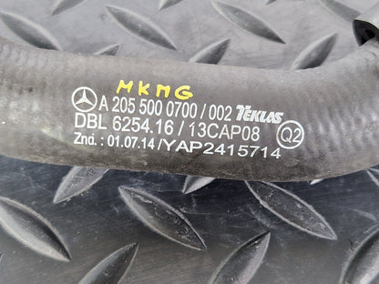 14-21 MERCEDES BENZ C220d W205 OEM COOLANT PIPE LINE A2055011891