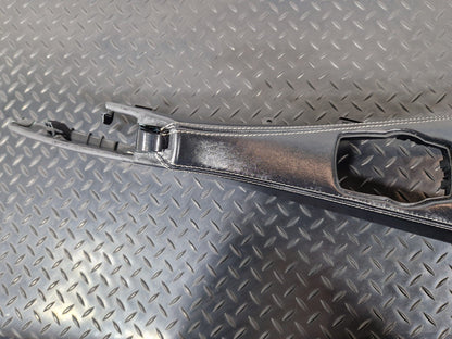 11-18 BMW 6 SERIES F06 GENUINE CENTRE CONSOLE LEATHER TRIM IN BLACK 9197340