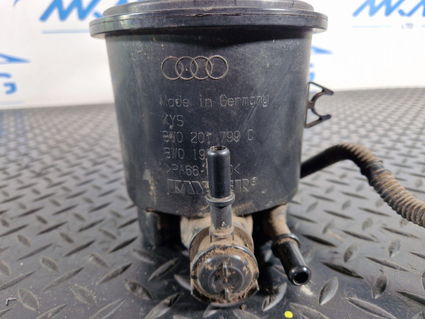 17-24 AUDI S5 F5 OEM ACTIVATED CHARCOAL FILTER  FUEL VAPOR CANISTER 8W0201799
