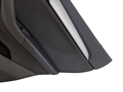 16-22 BMW X1 F48 REAR RIGHT SIDE DOOR CARD PANEL IN BLACK