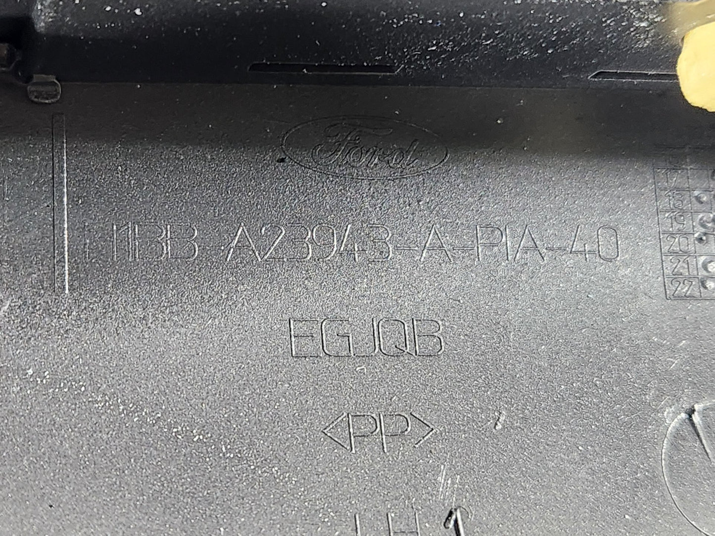 Ford Fiesta MK8 B479 Hatchback Left Passenger Side Front Door Card H1BBA23943
