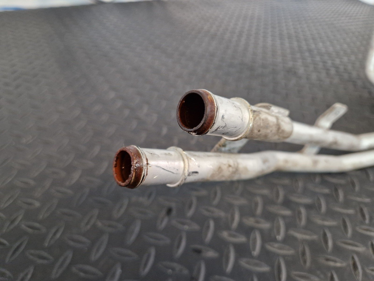 16-20 AUDI Q7 4M GENUINE ENGINE COOLANT HOSE PIPES 4M0121085M 4M0121123G