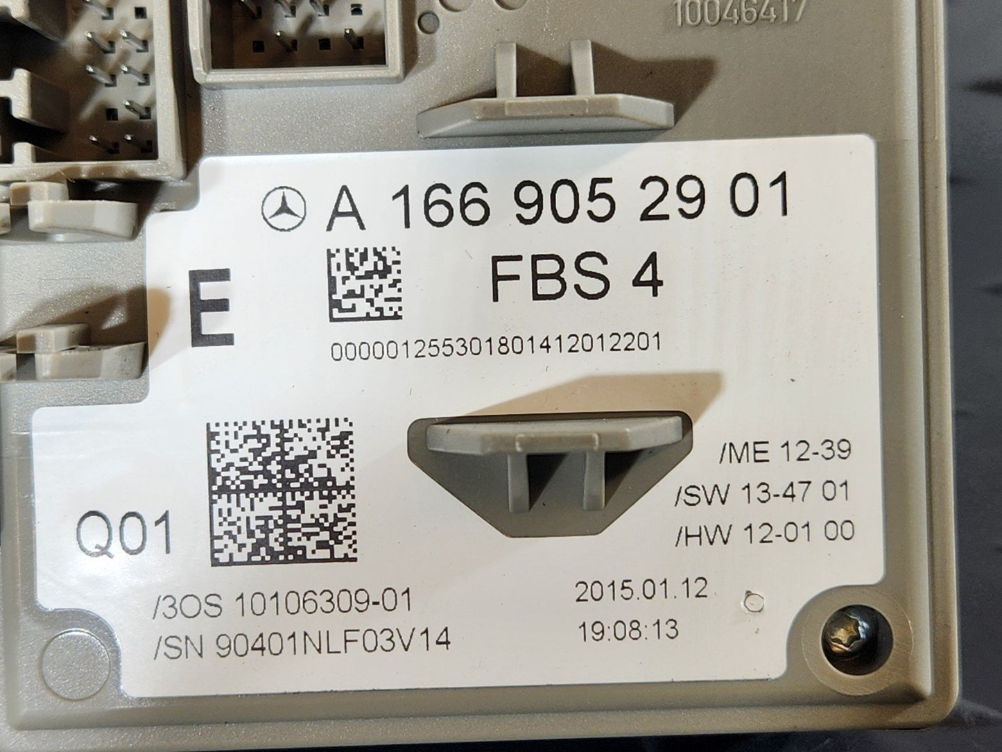 Mercedes-Benz Unknown Part Type A1669052901