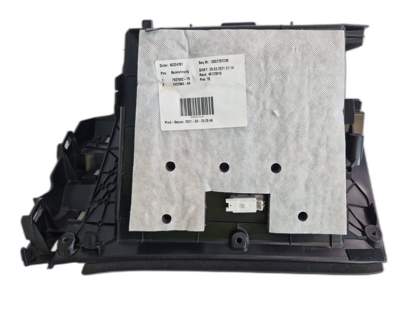 BMW 2 SERIES F44 PASSENGER SIDE FRONT GLOVE BOX BLACK 7937982