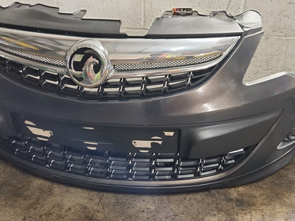 Vauxhall Corsa MK3 (D)(4400) Hatchback Front Bumper in Phantom Grey G43 Damaged