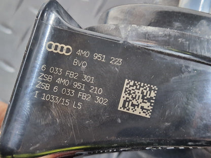 16-20 AUDI Q7 4M OEM HIGH TONE RIGHT SIDE HORN 4M0951210 4M0951223 4M0951230